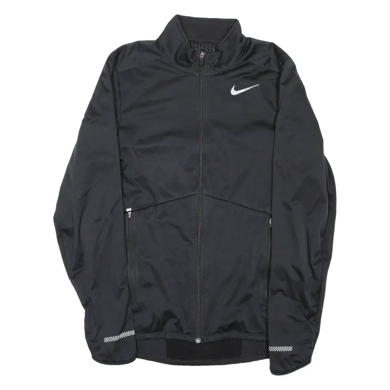NIKE DRI-FIT Mens Track Jacket Black S