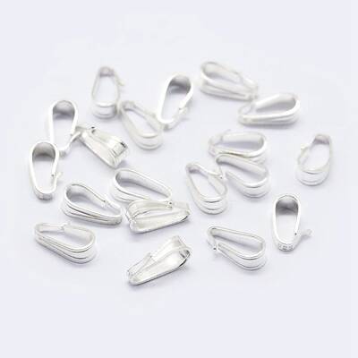 925 Sterling Silver Snap on Bails