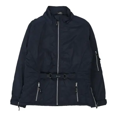 Champion Jacket - Medium Navy Polyester Blend