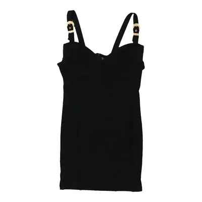 Roccobarocco Top - Large Black Cotton Blend | Size: large