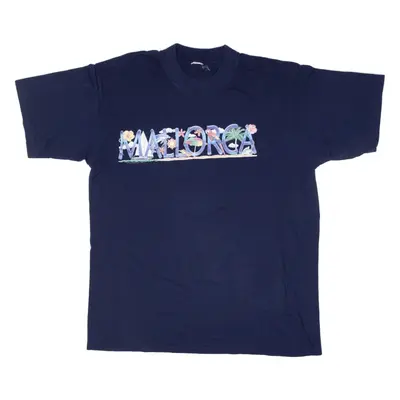 Mallorca T-Shirt Blue Short Sleeve Mens M