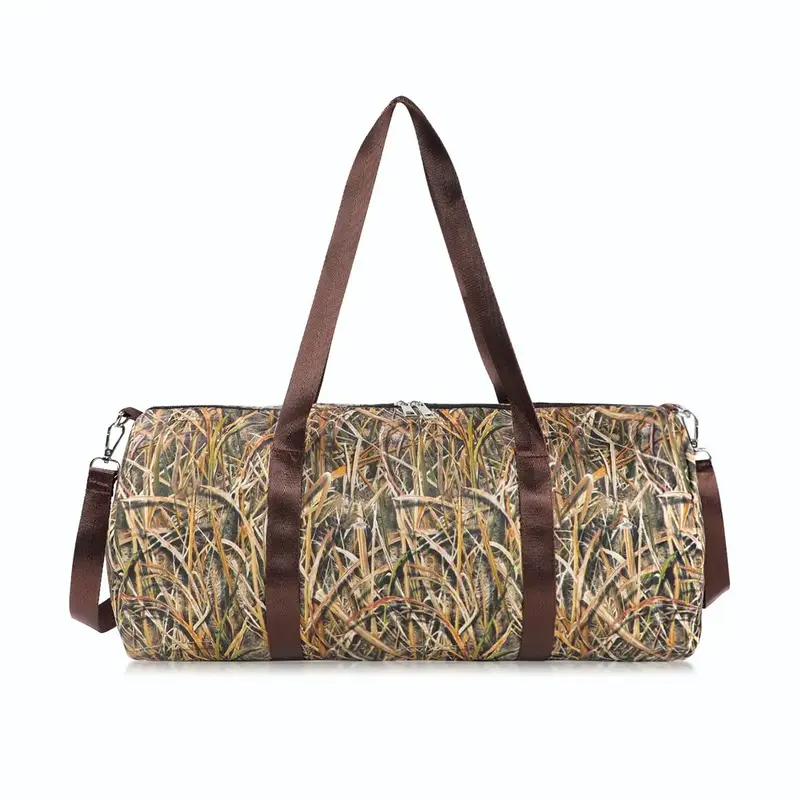 Sporty All Over Print Adjustable Strap Zipper Travel Bag, Lightweight Sports Crossbody Bag, Sports Bag for Men & Women, Athle...