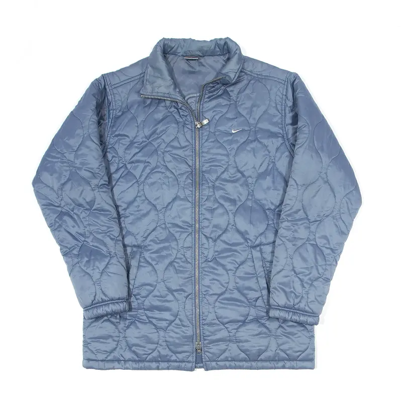 NIKE Insulated Quilted Jacket Blue Womens M