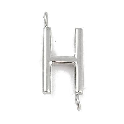 304 Stainless Steel Letter Connector Charms