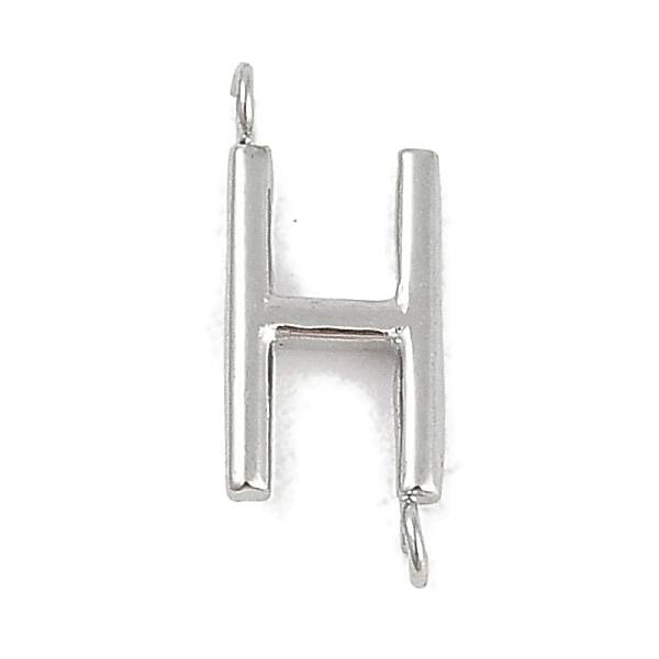 304 Stainless Steel Letter Connector Charms