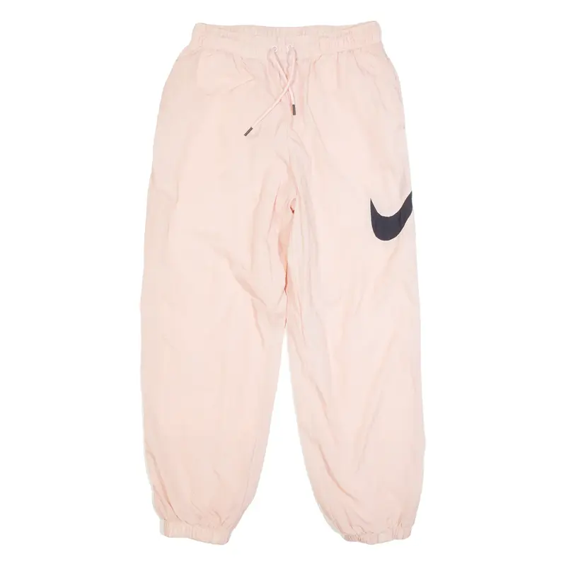 NIKE Pinwheel Mesh Lined Womens Track Pants Pink Tapered M W28 L28