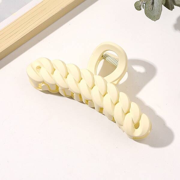 Large Frosted Acrylic Hair Claw Clips