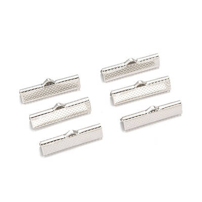 Iron Ribbon Crimp Ends