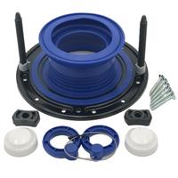 One-N-Done Premium Toilet Flange Repair Kit. Toilet Parts: Wax Free Toilet Seal, Bolts, Toilet Bolt Caps. Universal Toilet Re...