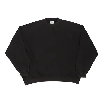 Made in USA Cheetah Sweatshirt - XL Black Cotton Blend