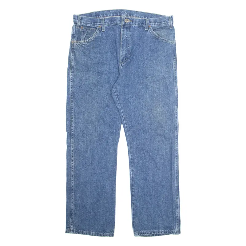 DICKIES Mens Jeans Blue Regular Straight W36 L30