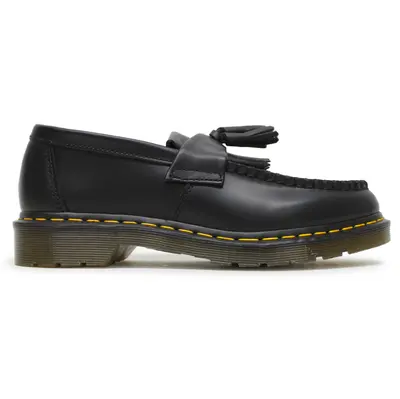Dr. Martens Adrian Leather Unisex Loafers Shoes - Black - Size:US 8.5 Women / 7.5 Men