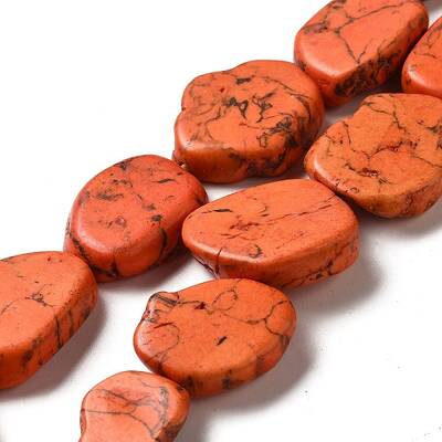 Synthetic Turquoise Dyed Beads Strands