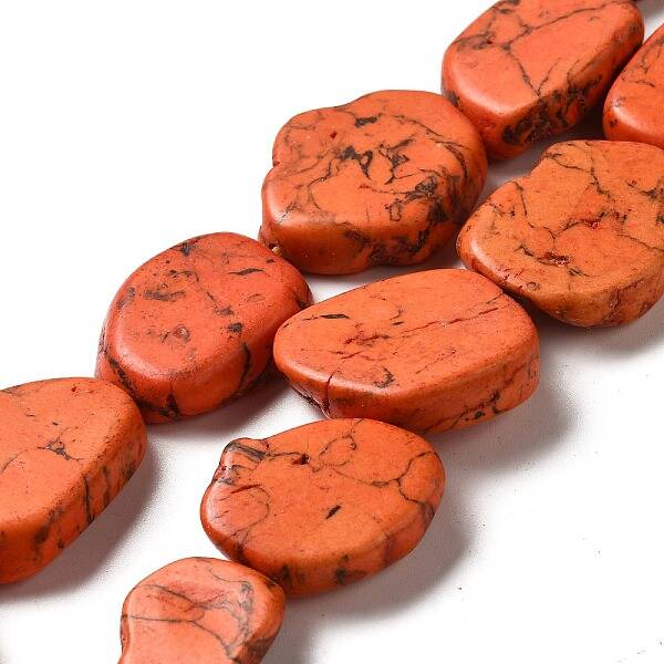 Synthetic Turquoise Dyed Beads Strands