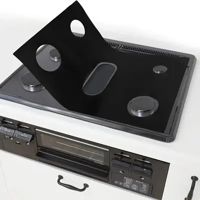 Non-stick Gas Stove Top Protector, 1 Count Reusable Gas Stove Protector Cover, Washable Stove Mat, Kitchen Gadgets, Household...