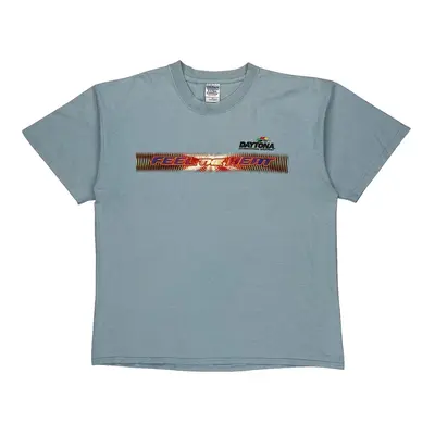 Daytona International Speedway Gildan Graphic T-Shirt - XL Blue Cotton