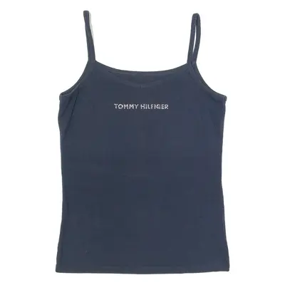 TOMMY HILFIGER Womens Camisole Vest Blue V-Neck Sleeveless M