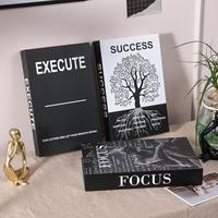 Motivational Desk Decor Set, 3 Counts/set Faux Book Ornament, Decorative Book for Home Office Decor, Fake Book for Bookshelf,...