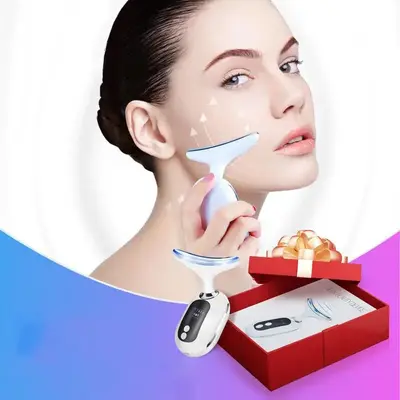 Multifunctional Facial Massager Neck Massager, 1 Count Neck Beauty Product, Neck Face Lifting Tool Massagers for Neck, Vibrat...