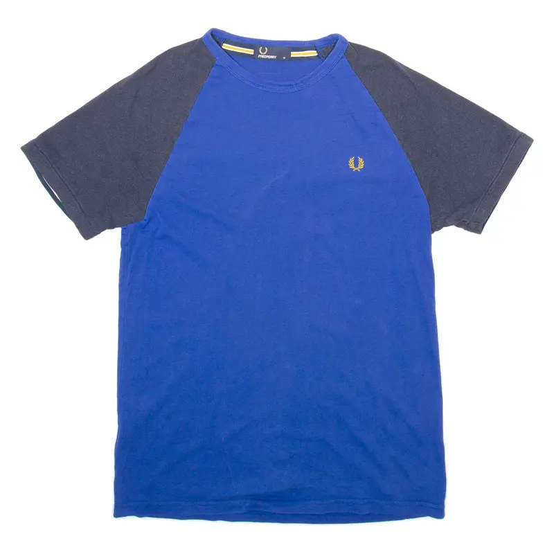FRED PERRY Mens T-Shirt Blue M