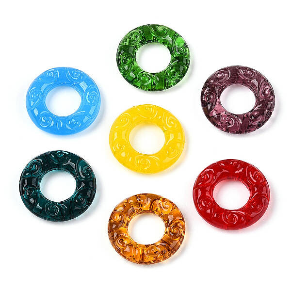 Handmade Lampwork Linking Rings
