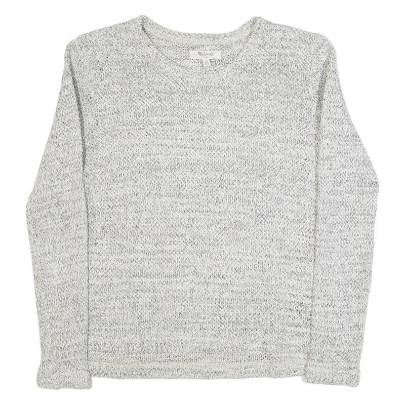 MADEWELL Womens Jumper Grey Tight Knit XS
