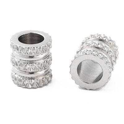 Non-Tarnish 202 Stainless Steel European Beads