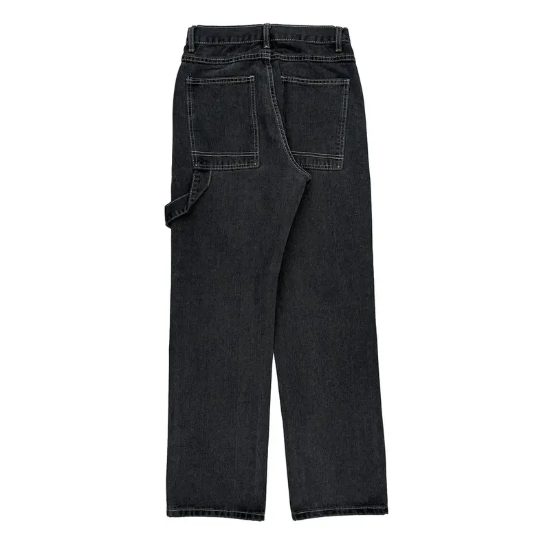 Unbranded Carpenter Jeans - 28W UK 8 Black Cotton Blend | size: UK 8