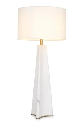 White Marble Table Lamp | Eichholtz Benson