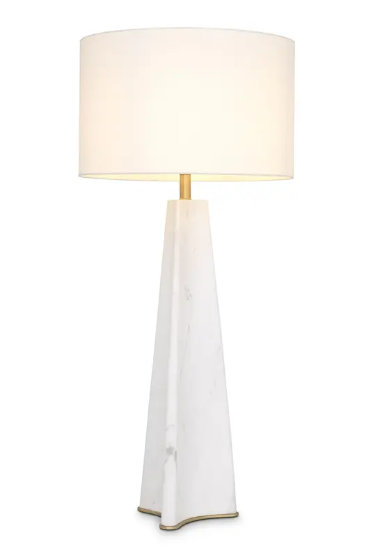 White Marble Table Lamp | Eichholtz Benson