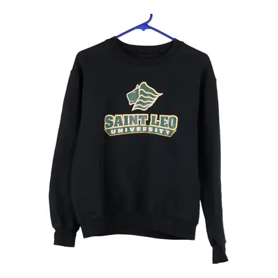 Saint Leo University Gildan College Sweatshirt - Small Black Cotton Blend