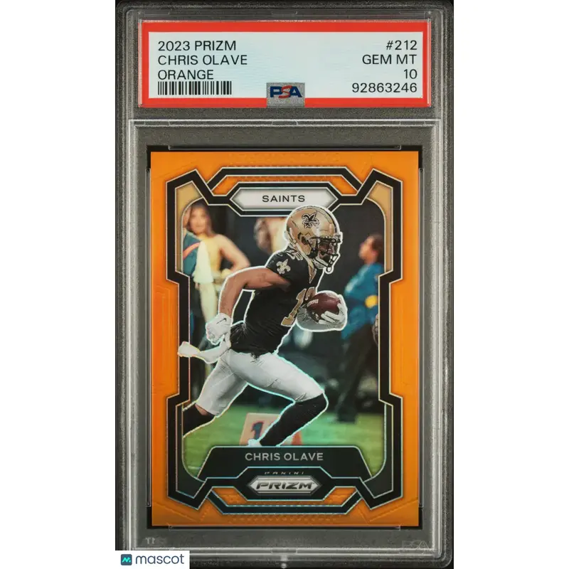 Chris Olave PSA 2023 Panini Prizm #212 10