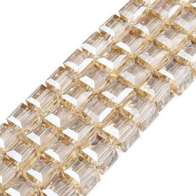 Electroplate Glass Bead Strands
