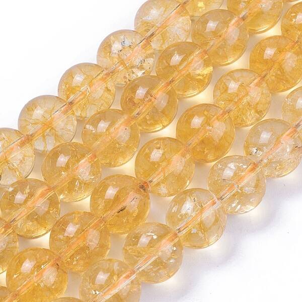 Natural Citrine Beads Strands