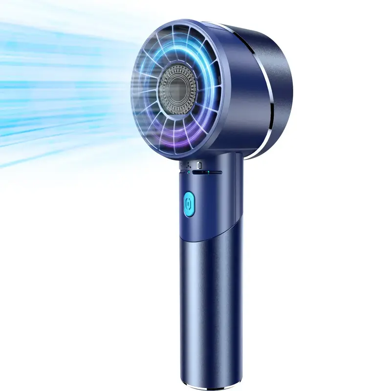 Handheld Fan,Portable Turbo Fan,Powerful Personal Fan(7000rpm High-Speed Motor,Battery Work 3-16 H),USB Rechargeable Mini Han...