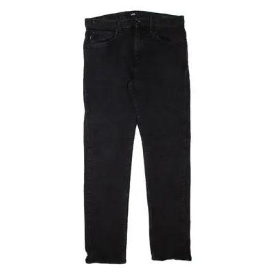 VANS Womens Jeans Black Regular Skinny W30 L30