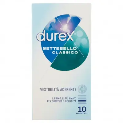 Durex Settebello Classic Close Fit 10 Condoms