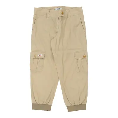 14 Years Cheap & Chic Moschino Cargo Trousers - 28W 20L Beige Cotton Blend | Size: 28