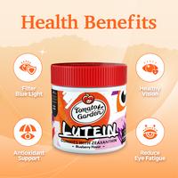 TomatoGarden Lutein Gummies Eye Vitamin for Vision and Blue Light Protection Daily Dietary Healthcare Supplements Support 30c...