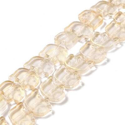 Transparent Glass Beads Strands