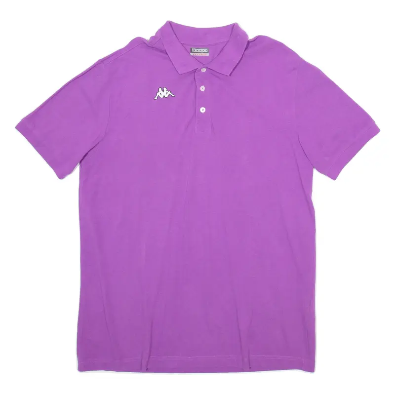KAPPA Mens Polo Shirt Purple 2XL