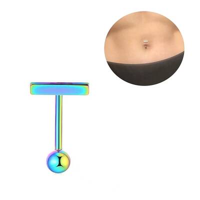 304 Stainless Steel T-Shaped Curved Barbell