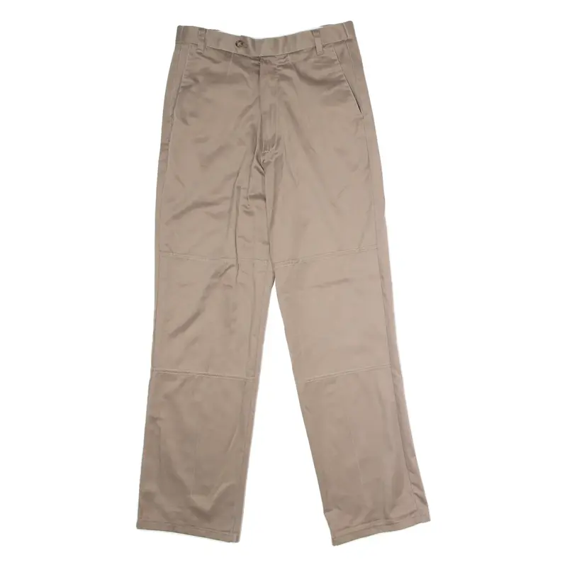 ROUNDTREE AND YORKE Mens Twill Trousers Brown Regular Straight W30 L30