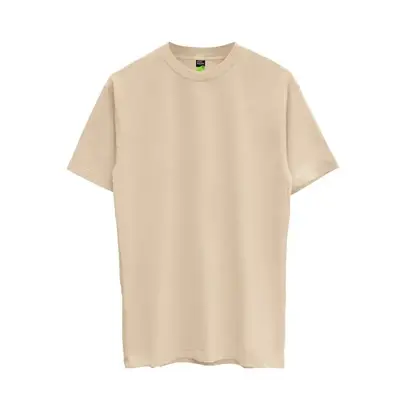 C-collar cotton men's T-shirt short  Tropicalsleeves Casual Basic Round Neck Streetwear Top Clothing Menswear Cloth Human Tsh...