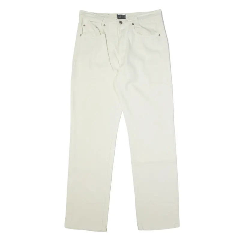 FERRE JEANS Jeans Cream 90s Denim Regular Straight Womens W34 L33