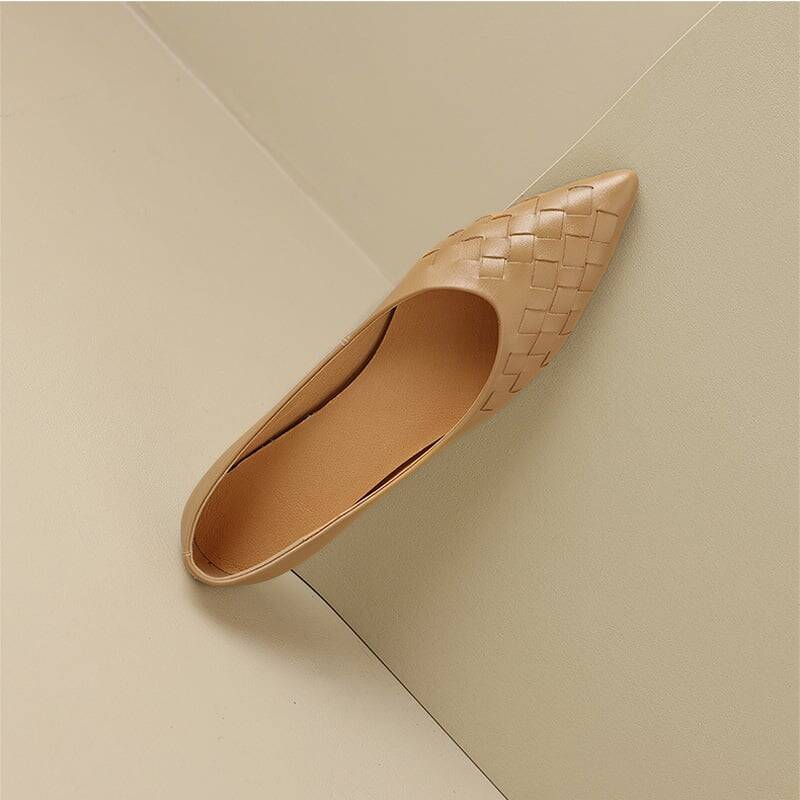 CHIKO Quelita Pointy Toe Block Heels Pumps Shoes