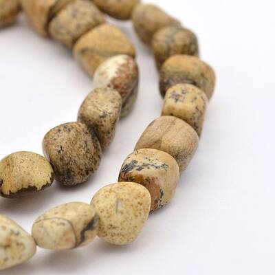 Natural Picture Jasper Bead Strands
