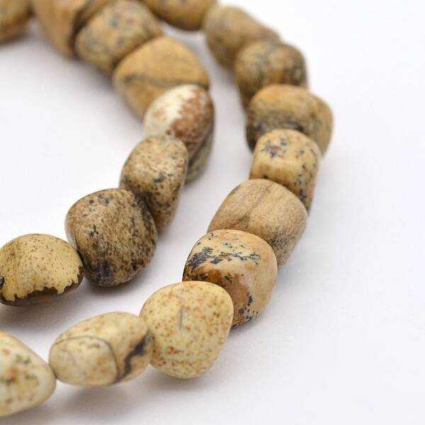 Natural Picture Jasper Bead Strands