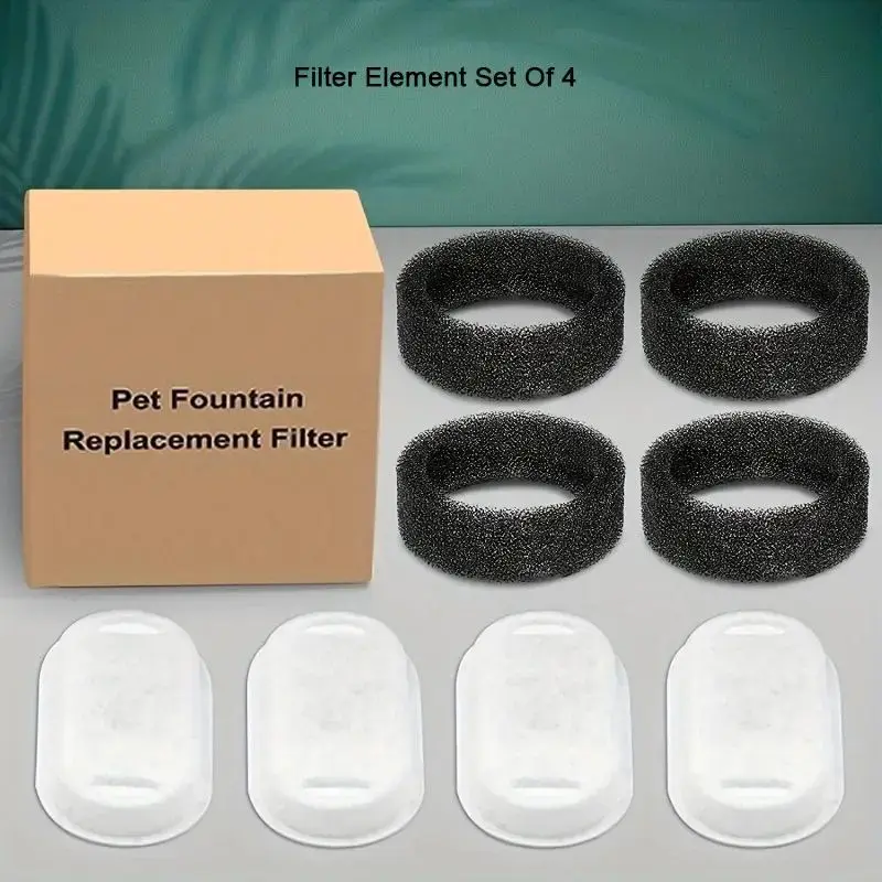 3.2L Pet Water Fountain and Filter, Automatic Pet Water Dispenser Filter, Pet Drinking Supplies, Suitable for Cats and Dogs