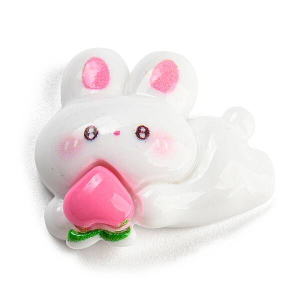 Rabbit Theme Opaque Resin Cabochons